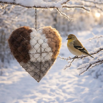 🔥LAST DAY 49% OFF - 🕊️ Handmade Alpaca Fiber Bird Nesting Heart