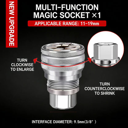 Multi-Function Universal Socket Wrench Tool – The Ultimate Solution for Effortless Repairs 🔧💪