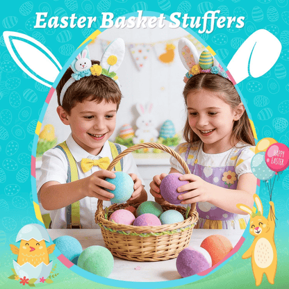 🔥LAST DAY 49% OFF - 🛁 Natural Bath Bombs for Kids with Mega Bubbles & Surprise Inside 🥚✨ Same as in the video