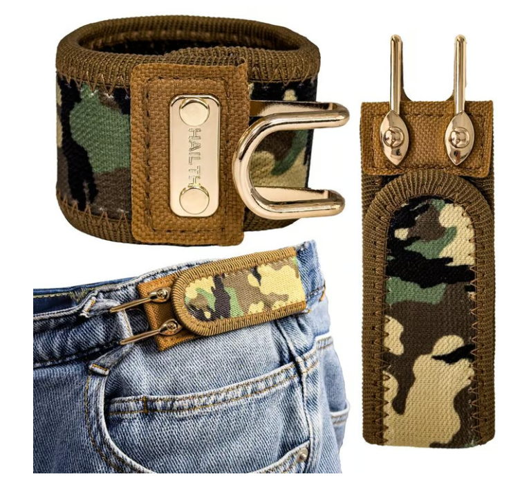🔥BUY 1 GET 1 FREE🎁-Tactical Metal Hook Elastic Belt (Unisex) - Patented No - Buckle Invisible Design | Soft Adjustable Side-2PCS