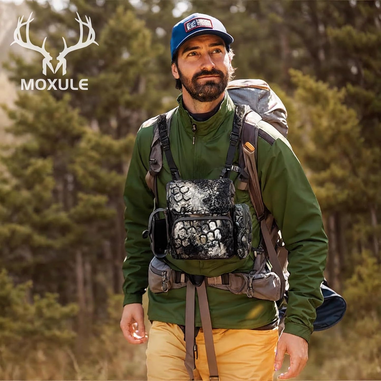 🔥LAST DAY 50% OFF- Waterproof Binocular Harness Chest Pack for Hunting, Birdwatching and Hiking
