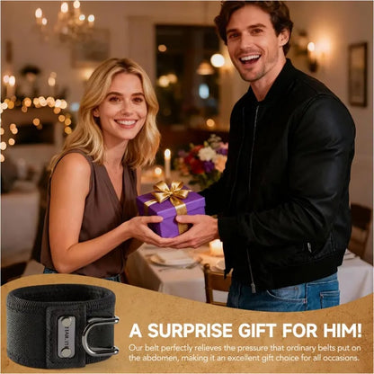 🔥BUY 1 GET 1 FREE🎁-Tactical Metal Hook Elastic Belt (Unisex) - Patented No - Buckle Invisible Design | Soft Adjustable Side-2PCS