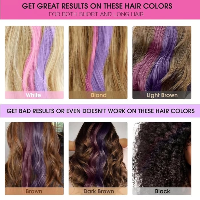 ✨Festive Fun Hair Chalk Combs🌈