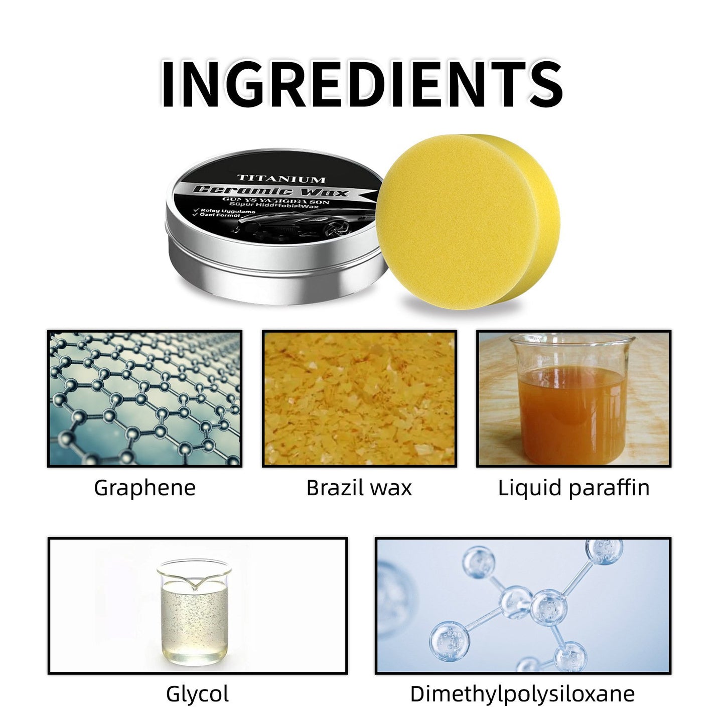 🔥Black Friday 49% OFF-🔥🚗 Titanium Ceramic Wax Cream